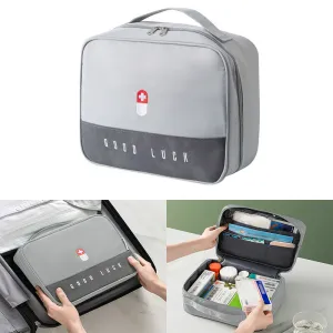 Portable Medical Storage Travel Bag (Grey)