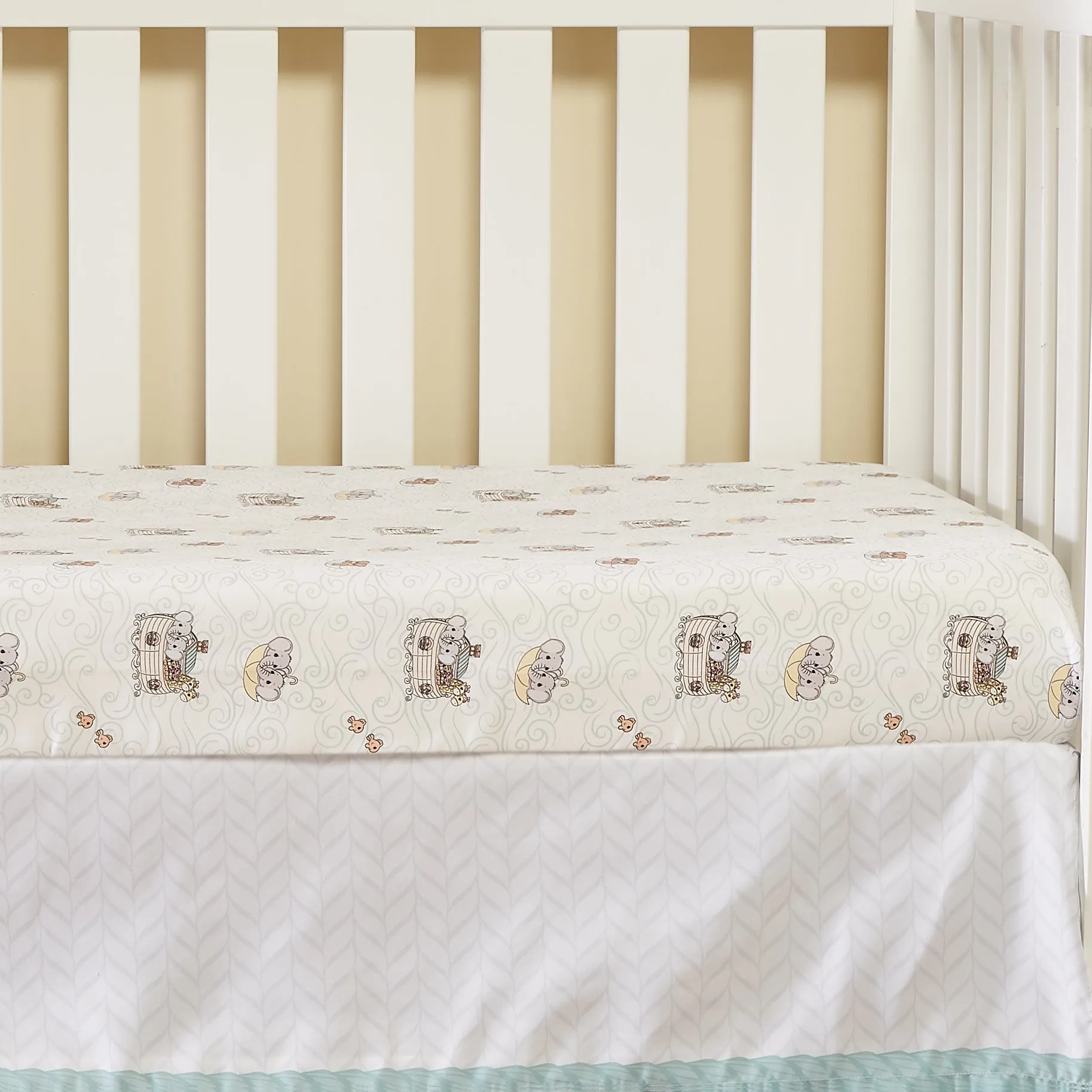 Precious Moments Boys 4 Pc Crib Bedding Set