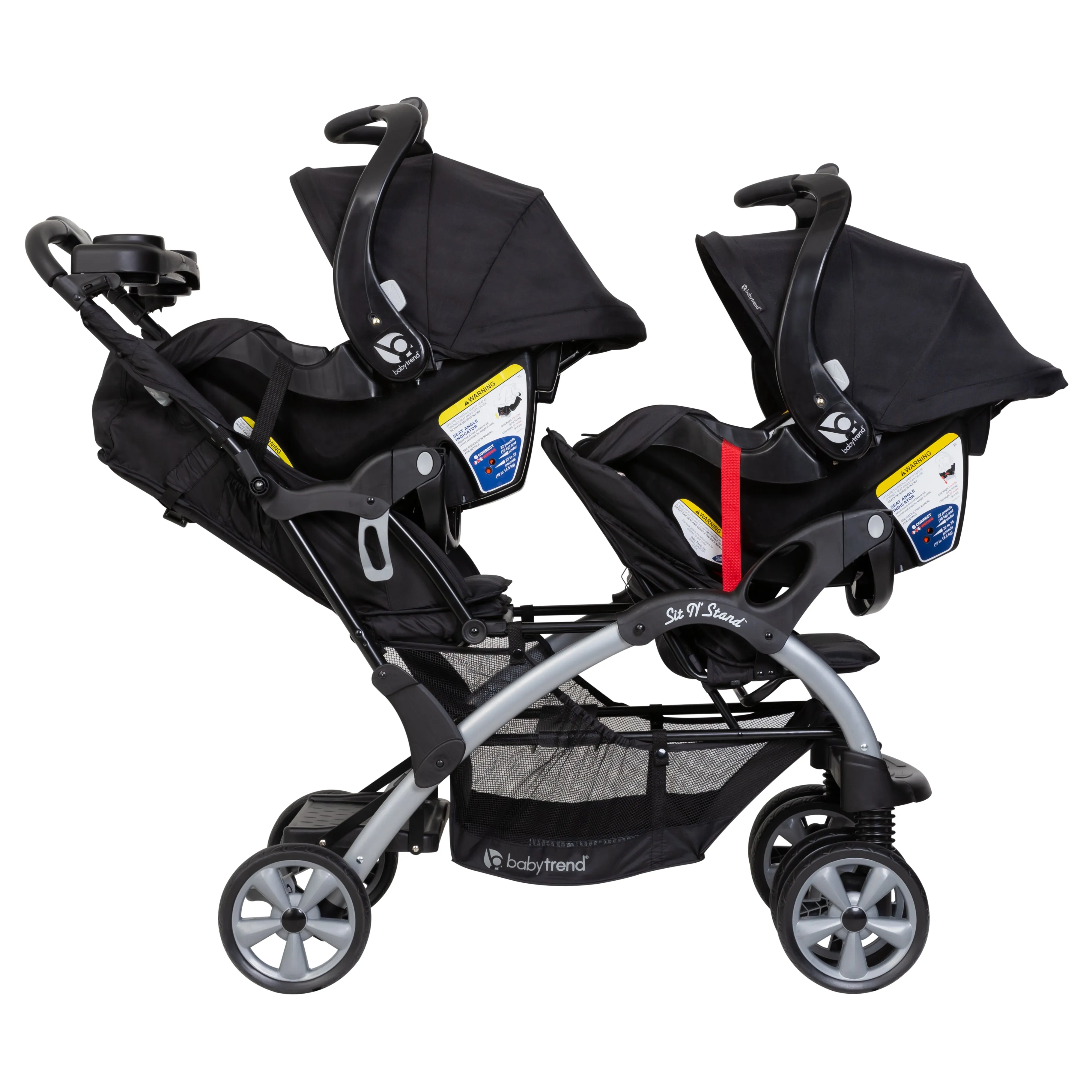 Sit N' Stand® Double Stroller - Modern Khaki (VM Innovations Exclusive)