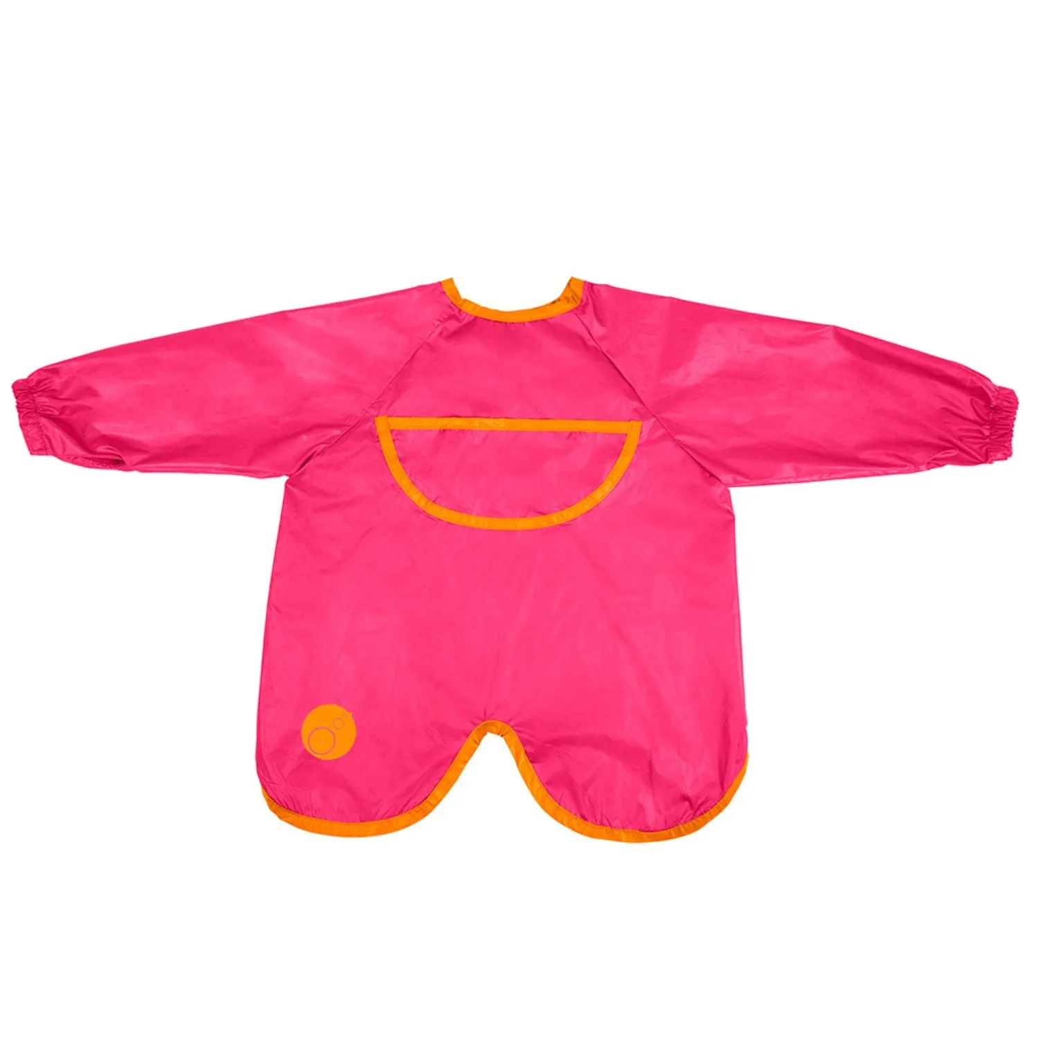 Smock Bib Strawberry Shake Pink