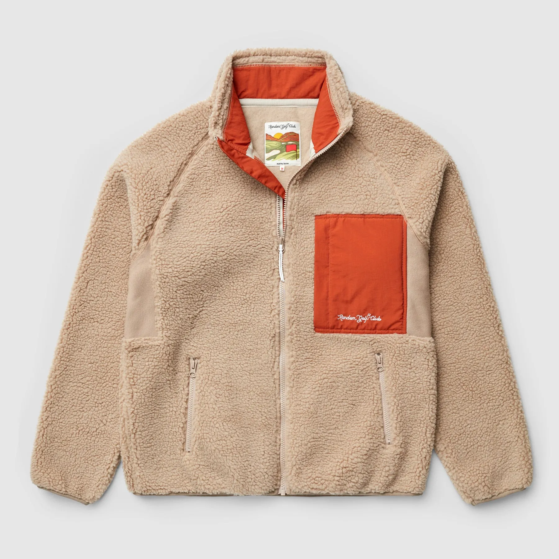 Swing Free Sherpa Jacket (Full Zip) - Pebble