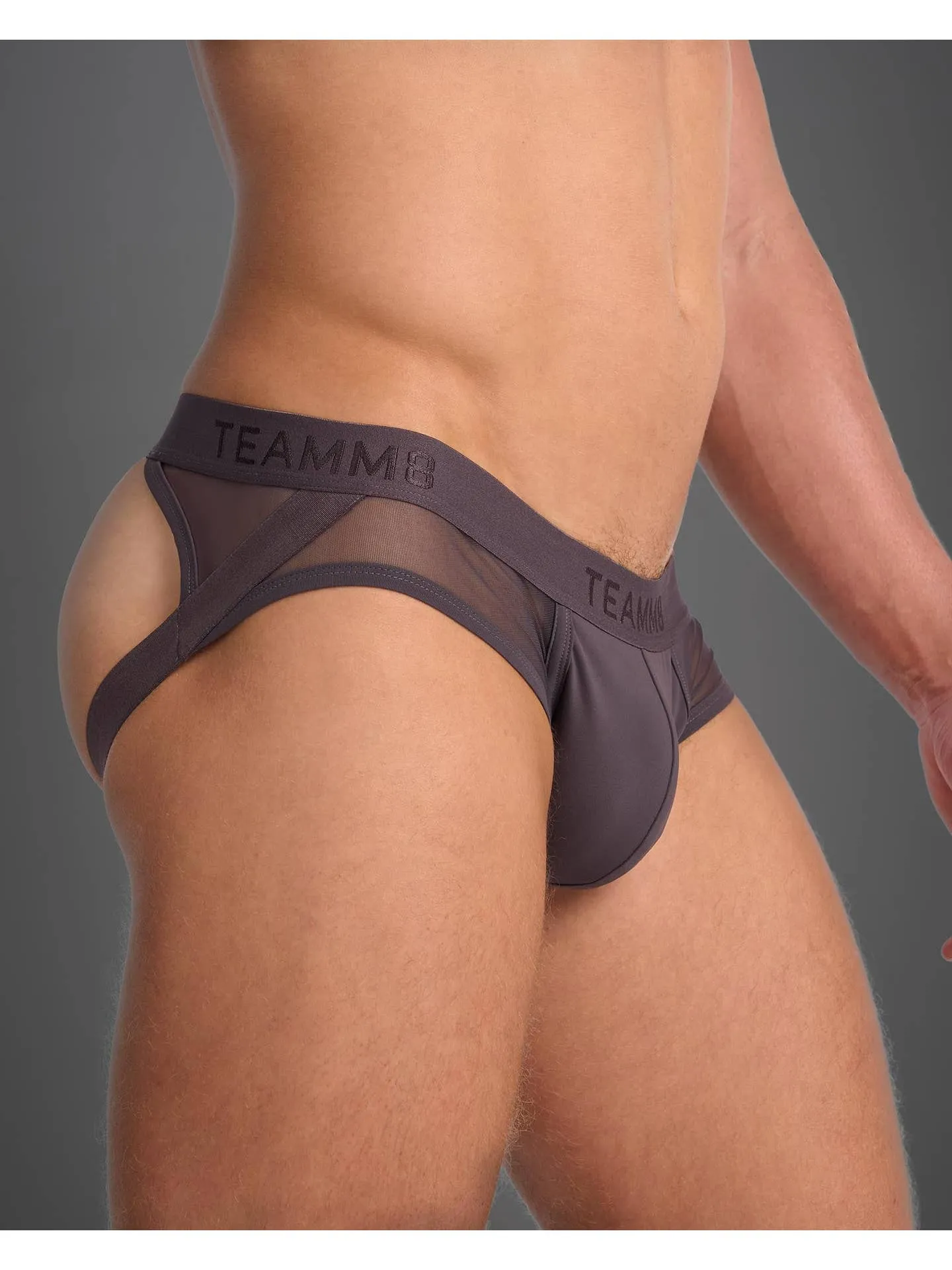 TEAMM8 Score Sheer Jock - Gunmetal