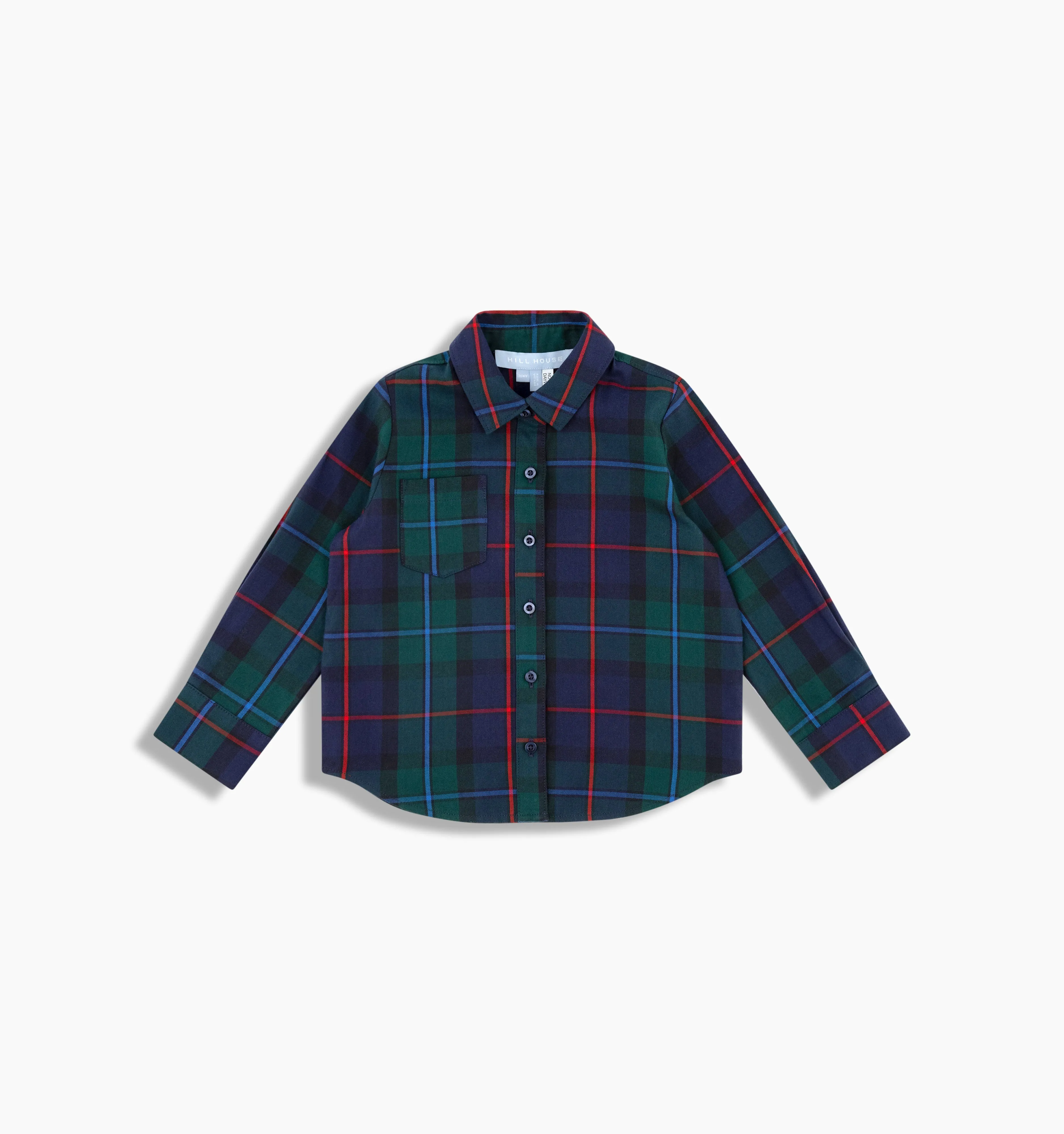 The Baby Brennan Shirt - Midnight Tartan