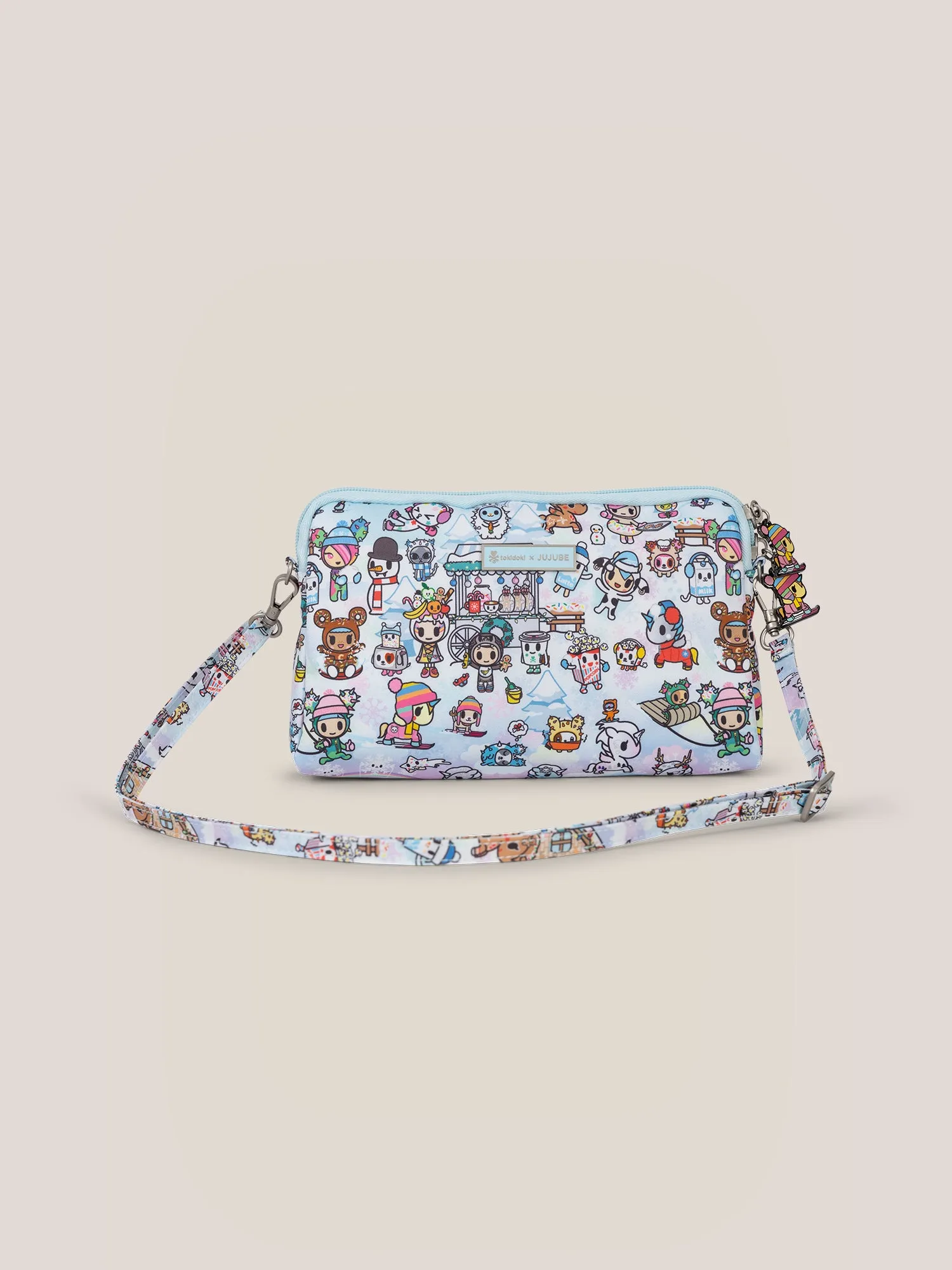 tokidoki Snow Day Be Set 3-Piece Pouch Set — Ice Blue