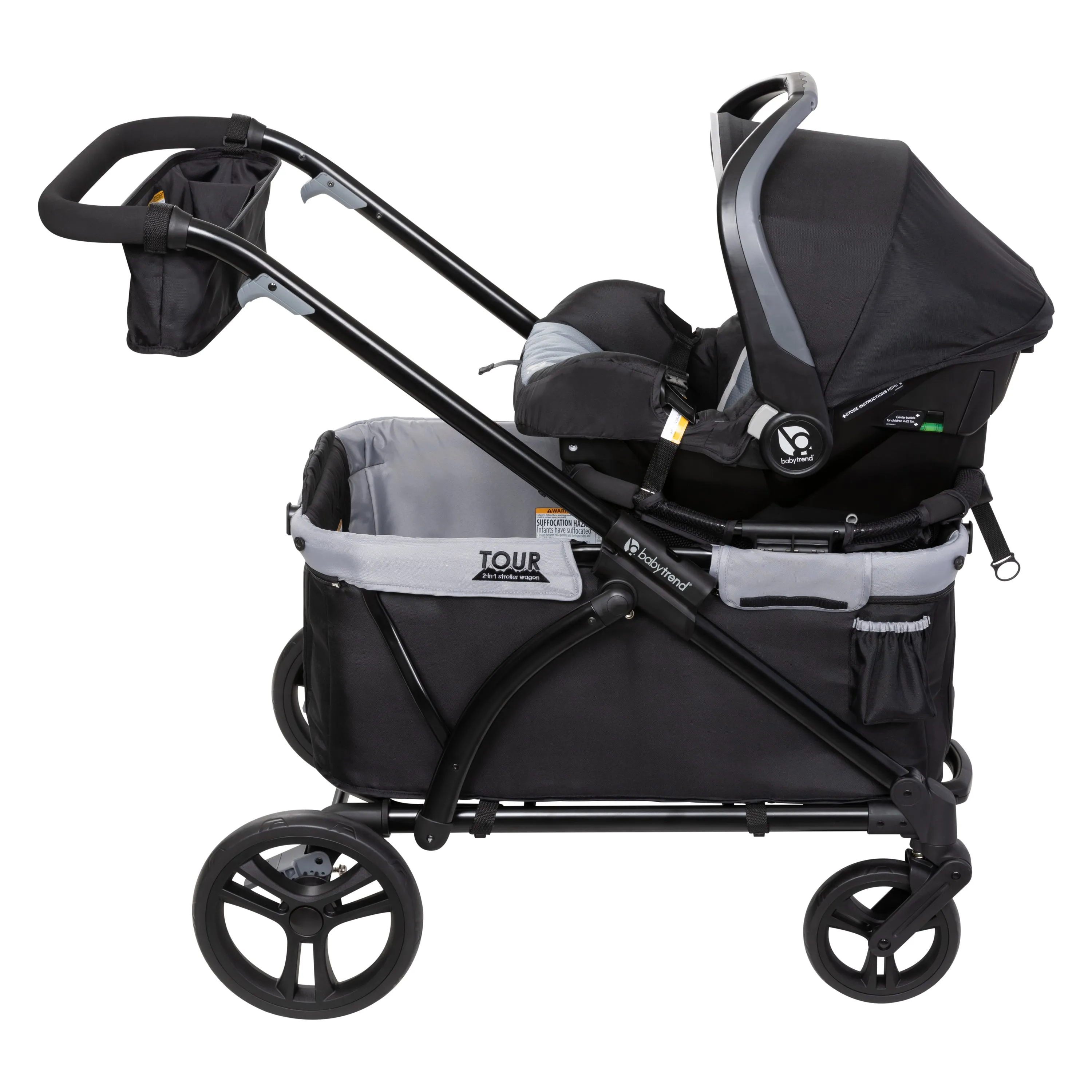 Tour™ 2-in-1 Stroller Wagon - Mars Black (Walmart Exclusive)