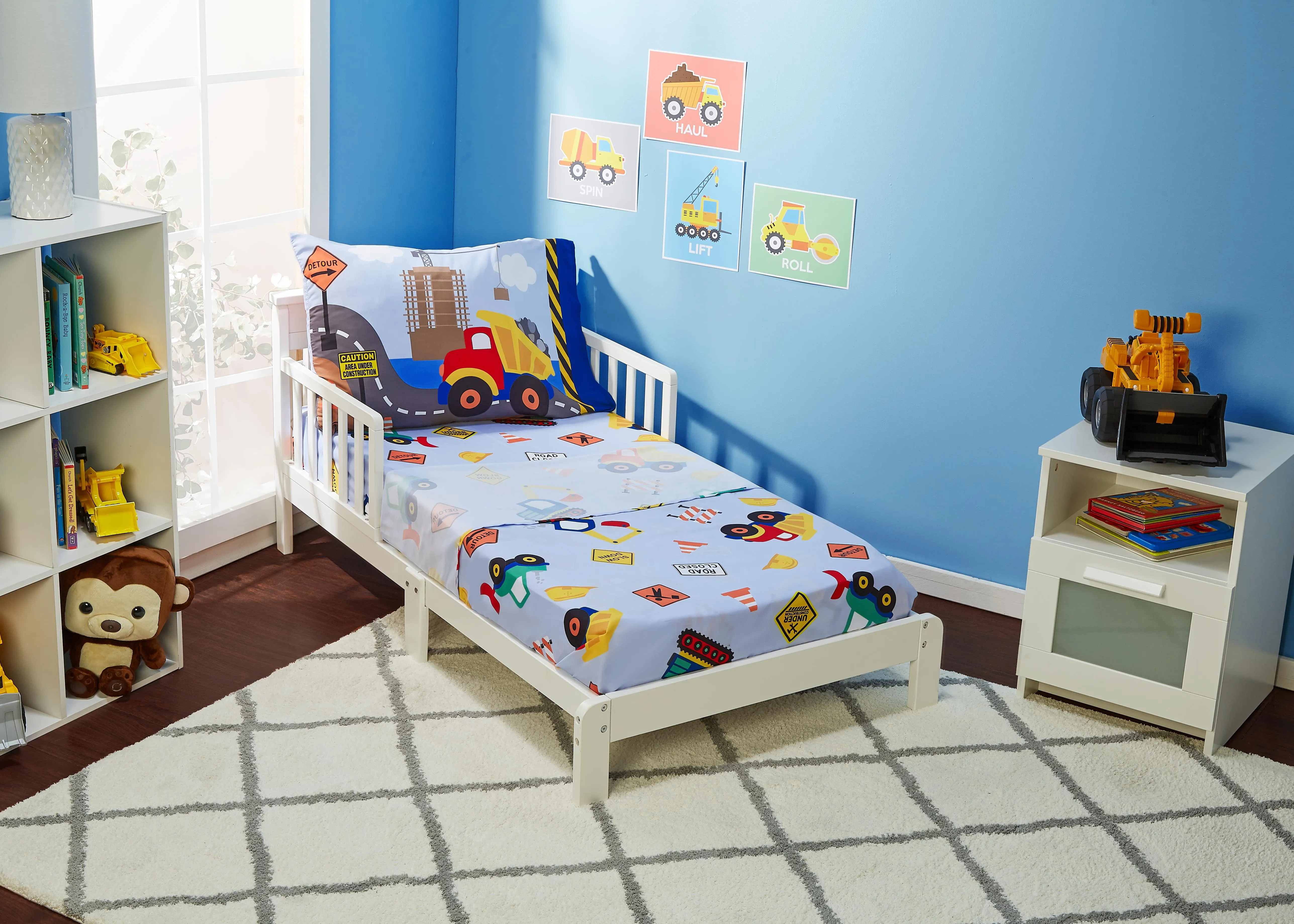 Under Construction 4-Piece Toddler Bedding Set