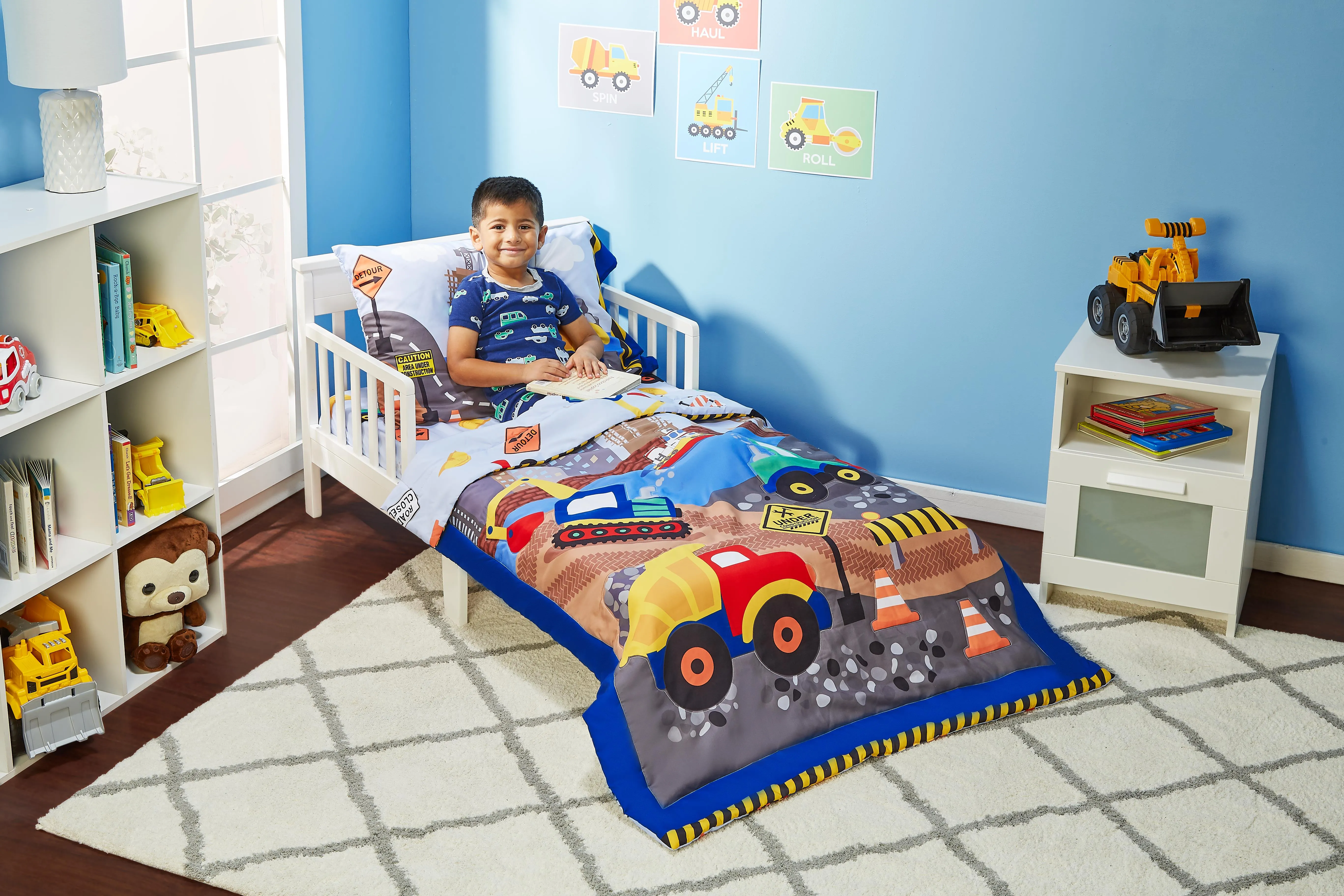 Under Construction 4-Piece Toddler Bedding Set