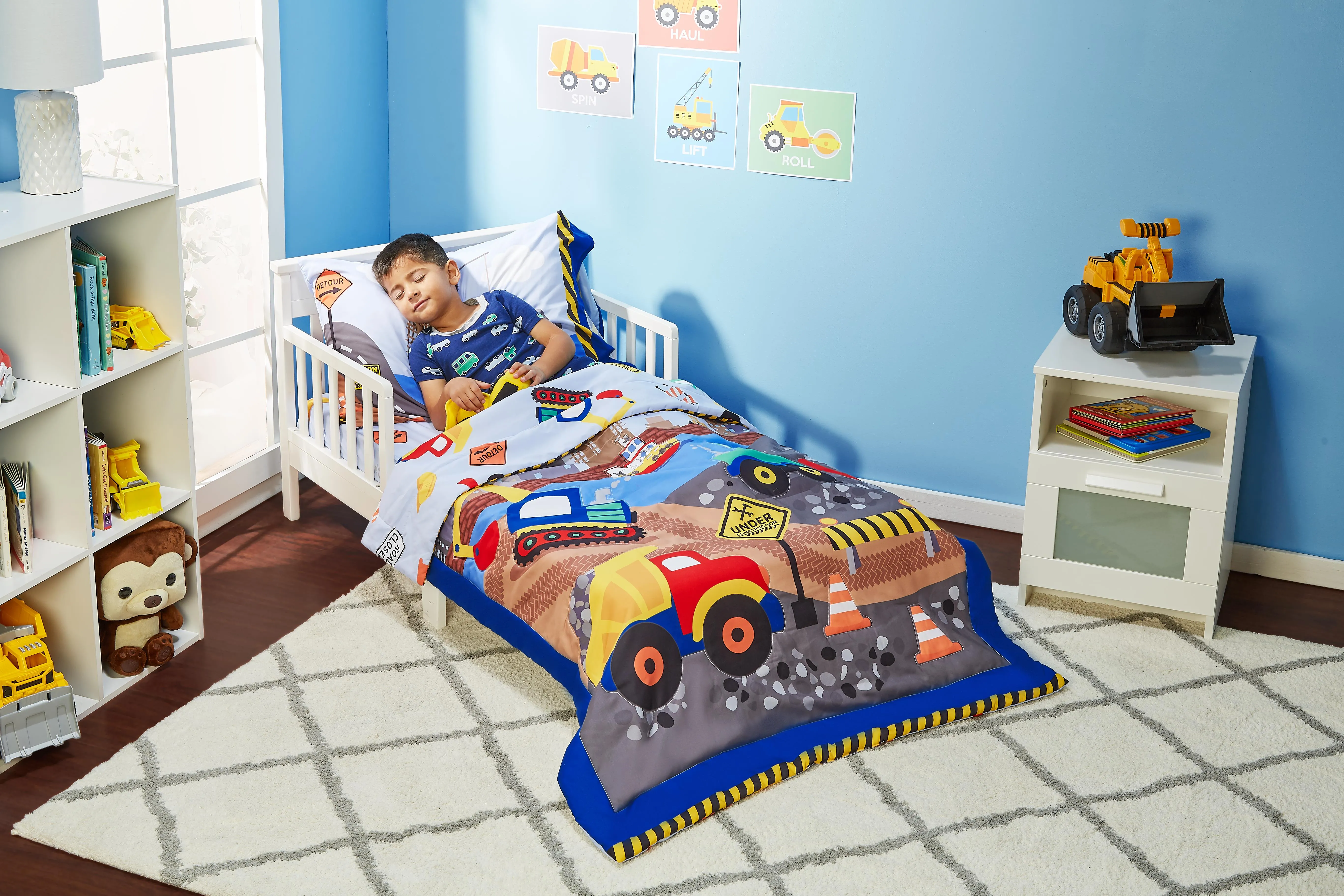 Under Construction 4-Piece Toddler Bedding Set