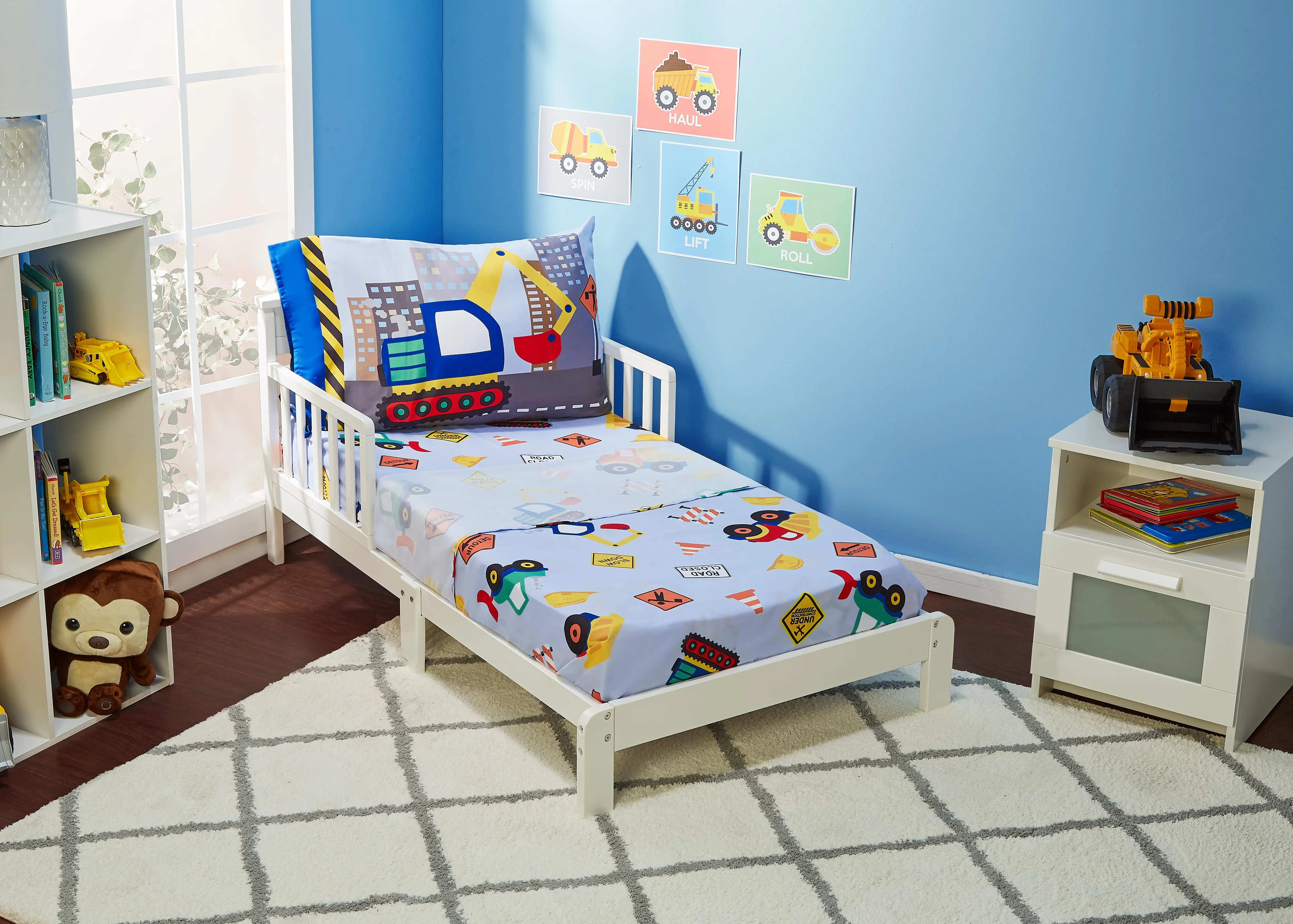 Under Construction 4-Piece Toddler Bedding Set