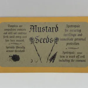 Vampire Hunter - Mustard Seeds