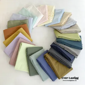 Washed Cotton Pillowcases (14 Colors)