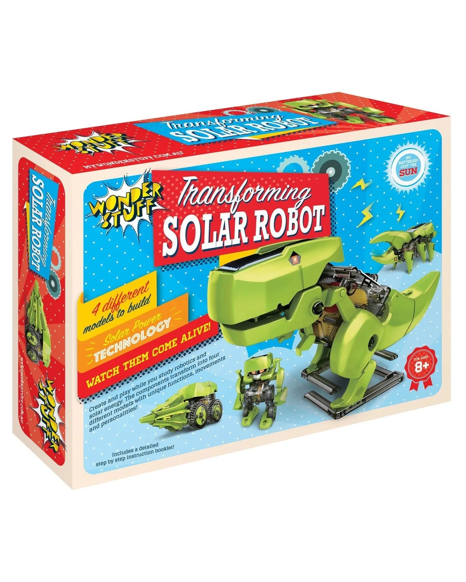 Wonderstuff Solar Transforming Robot