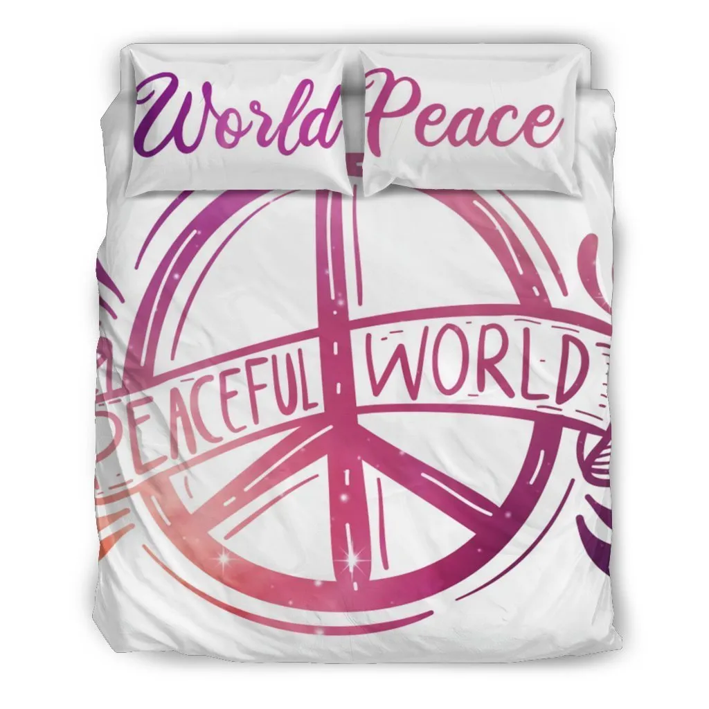 World Peace Bedding Set